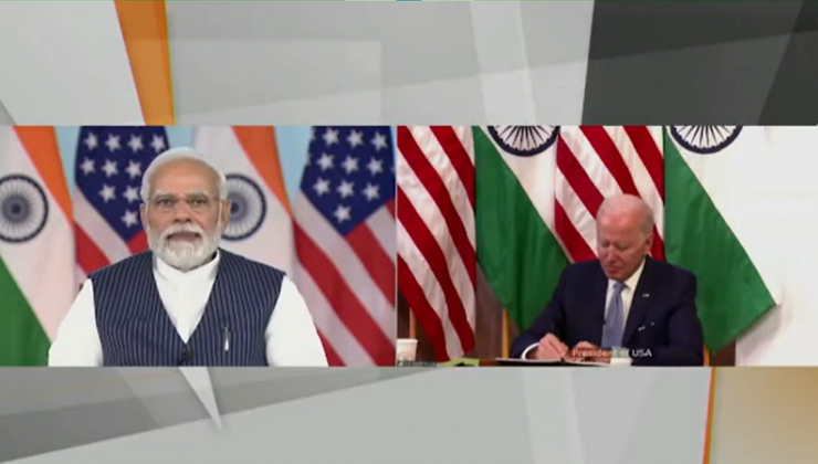 Biden ve Modi’nin çevrim içi görüşmesi başladı