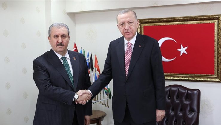 Erdoğan, BBP Genel Başkanı Destici’yi ziyaret etti