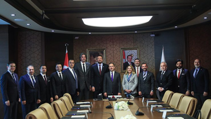 Bakan Kasapoğlu, TBF Başkanı Türkoğlu’nu kabul etti