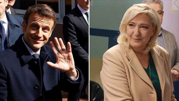 Fransa’da Macron ve Le Pen ikinci turda yarışacak