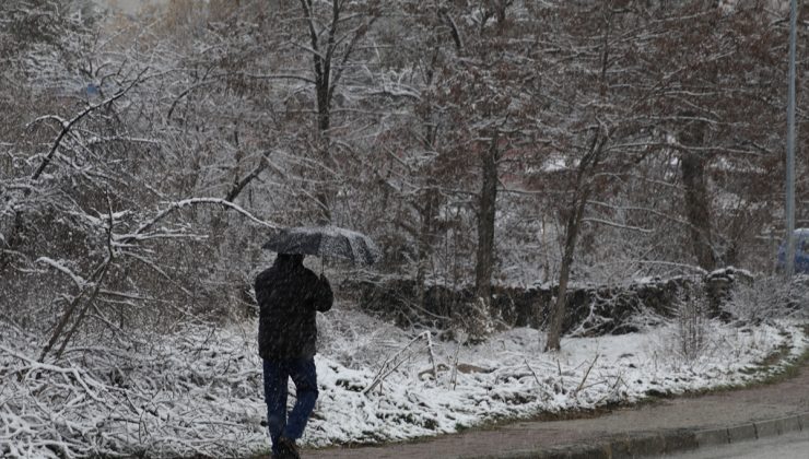 Nisan’da kar yağdı