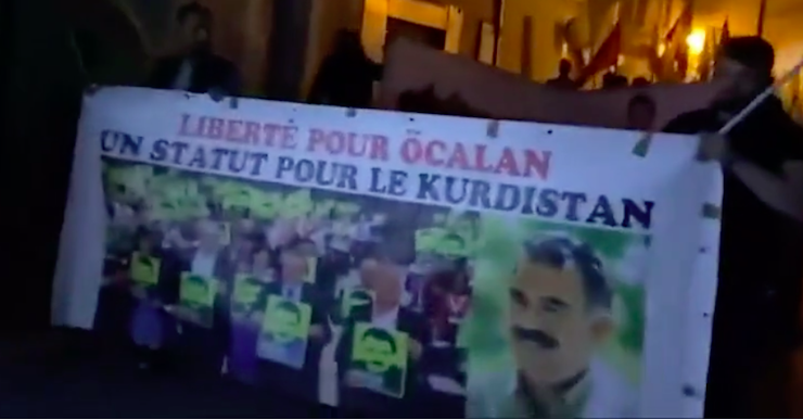 PKK yandaşlarından TSK operasyonu protestosu