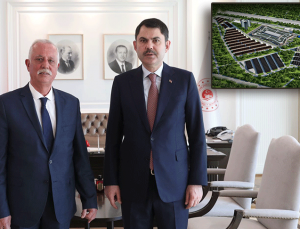 Başkan Özkoparan,  Bakan Kurum’dan projelerine destek istedi