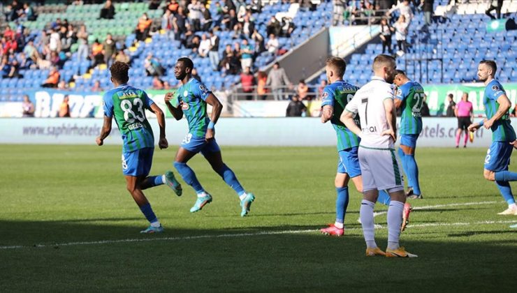 Rizespor inat ediyor Göztepe eriyor