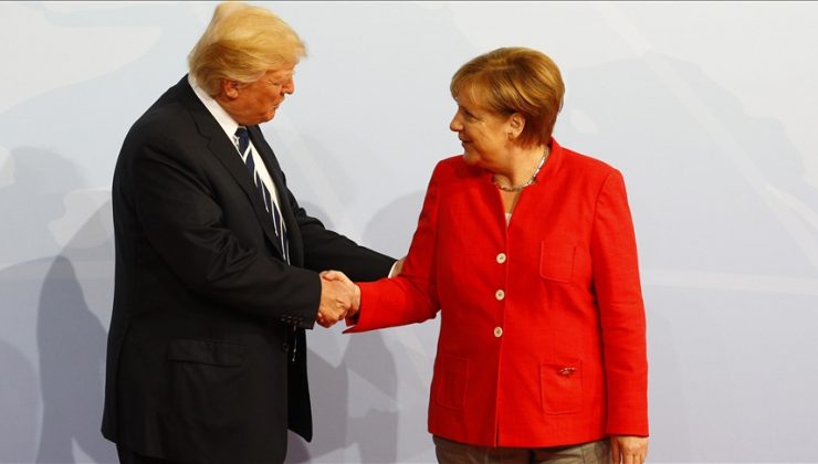Trump, Rusya konusunda uyardığı Merkel’e ‘beyaz bayrak’ gönderdiğini söyledi