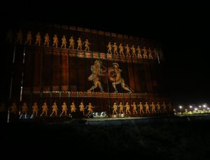 Troya Müzesi’nde “3D Mapping” gösterimi