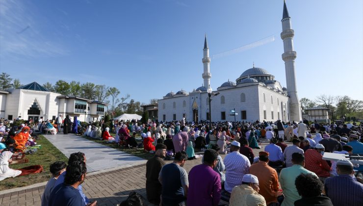 Amerika Diyanet Merkezi’nde Ramazan Bayramı coşkusu