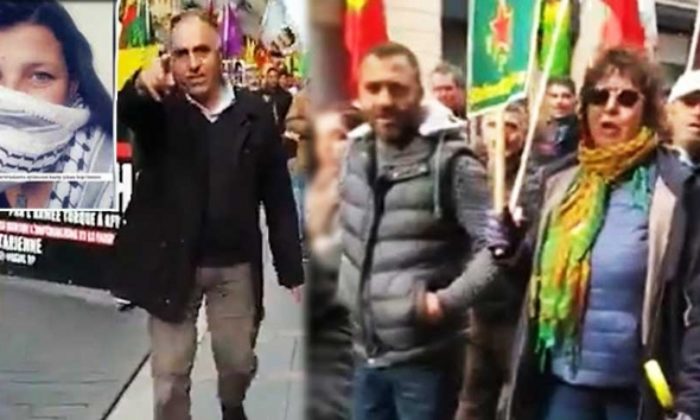 Fransız kadından PKK’lılara sert tepki