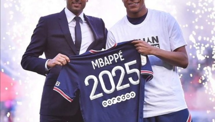 Yılın bombası açıklandı! Mbappe Paris Saint-Germain ile sözleşmesini uzattı