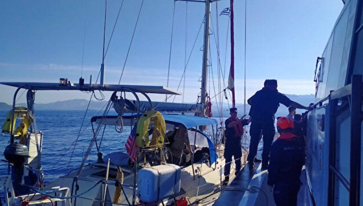 Teknede 35 düzensiz göçmen yakalandı