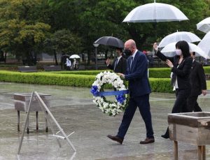 AB Konseyi Başkanı Michel, Hiroşima’yı ziyaret etti