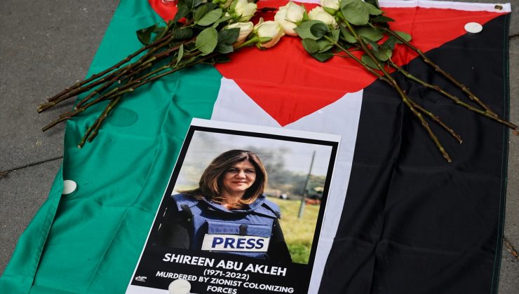 Al Jazeera muhabiri Ebu Akile’nin öldürülmesi New York’ta protesto edildi