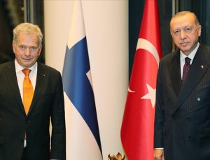 Erdoğan, Finlandiya Cumhurbaşkanı Niinistö ile görüştü