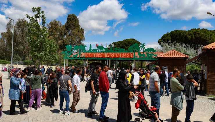 İzmir Doğal Yaşam Parkı’nda bayram tatili yoğunluğu