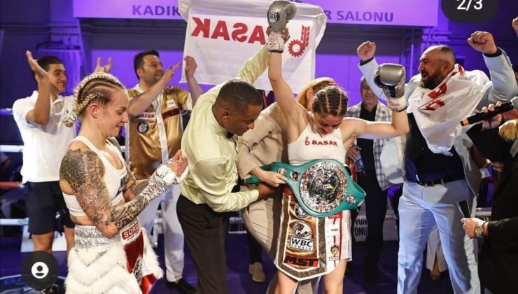 Seren Ay Çetin’den tarihi zafer! WBC gümüş kemerin sahibi oldu