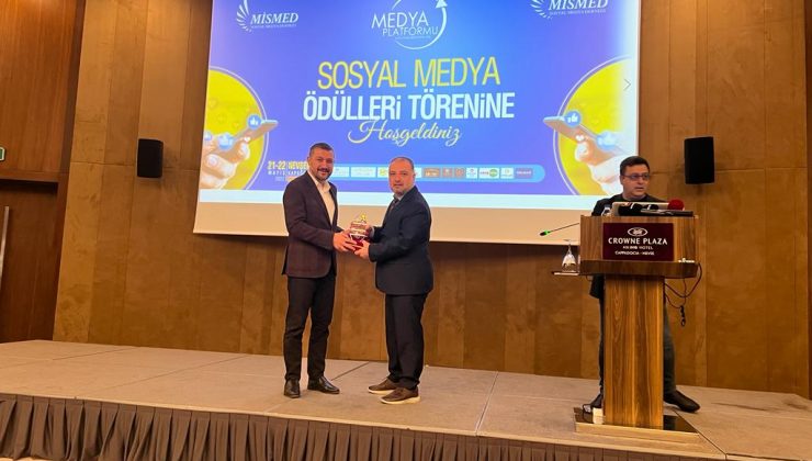 Medya Platformu ve MİSMED’den Gazeteci Sinan Akyüz’e ödül