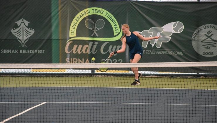 Şırnak’ın ilk uluslararası tenis turnuvası Cudi Cup başladı