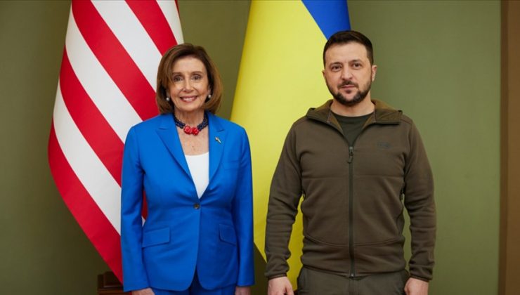 Zelenskiy,ABD Temsilciler Meclisi Başkanı Pelosi ile görüştü