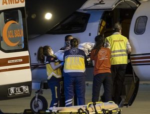 Beyin ölümü gerçekleştiği öne sürülen gurbetçi ambulans uçakla Türkiye’ye getirildi
