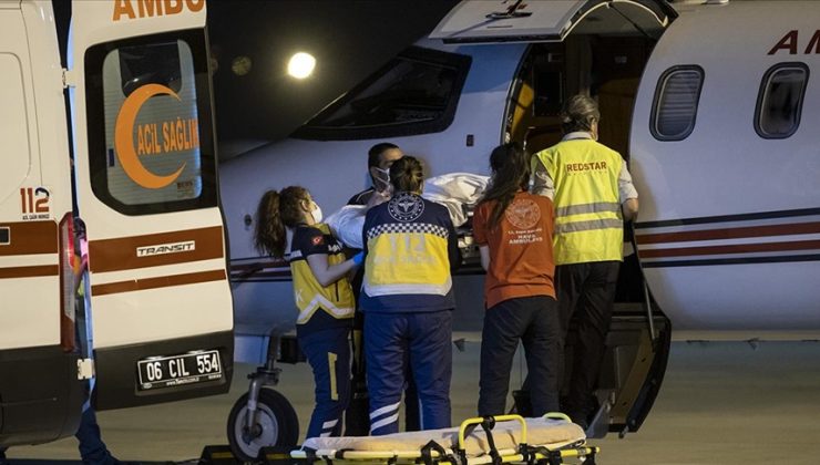 Beyin ölümü gerçekleştiği öne sürülen gurbetçi ambulans uçakla Türkiye’ye getirildi