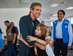ABD’li aktör Ben Stiller’den Ukraynalı mültecilere ziyaret