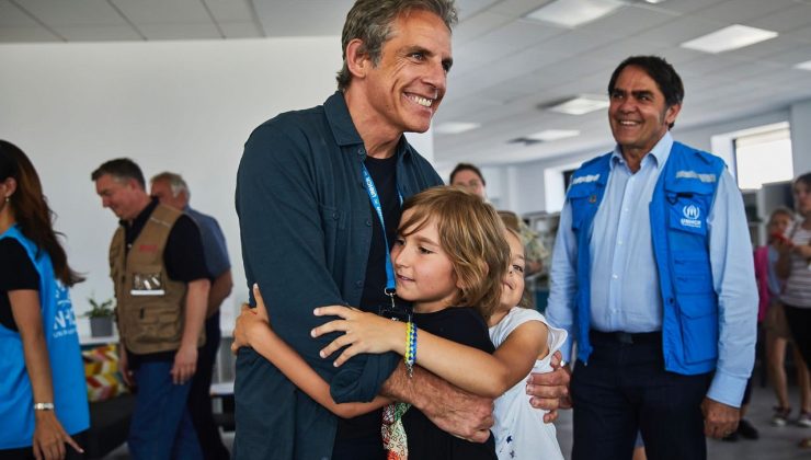 ABD’li aktör Ben Stiller’den Ukraynalı mültecilere ziyaret