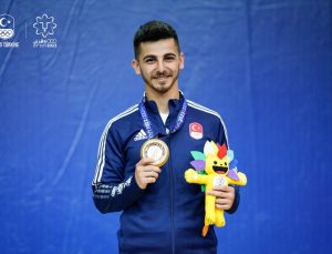 Akdeniz Oyunları’nın ilk altın madalyası milli karateci Eray Şamdan’dan