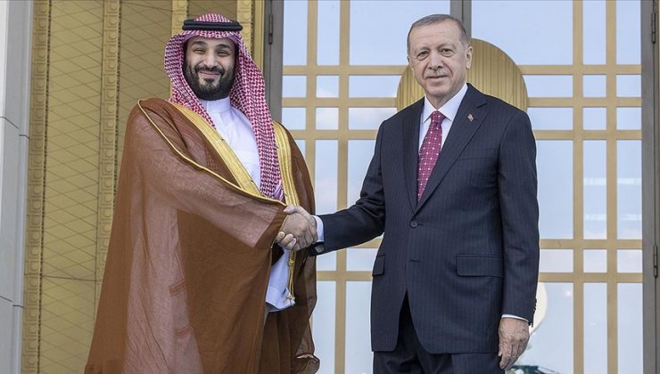 Cumhurbaşkanı Erdoğan, Suudi Veliaht Prens Selman’ı resmi törenle karşıladı