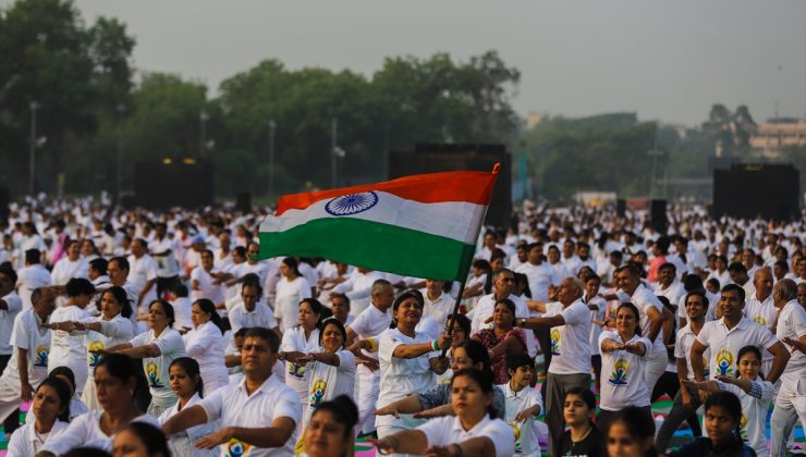Hindistan’da Dünya Yoga Günü