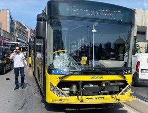 İETT otobüsünün çarptığı temizlik işçisi hayatını kaybetti