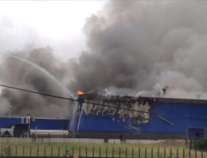 Kocaeli’de kimya fabrikasında yangın