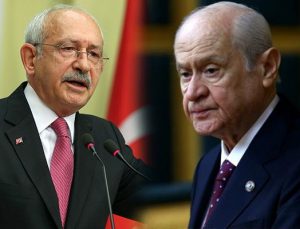 Kılıçdaroğlu ve Bahçeli pazarlık mı yapıyor?