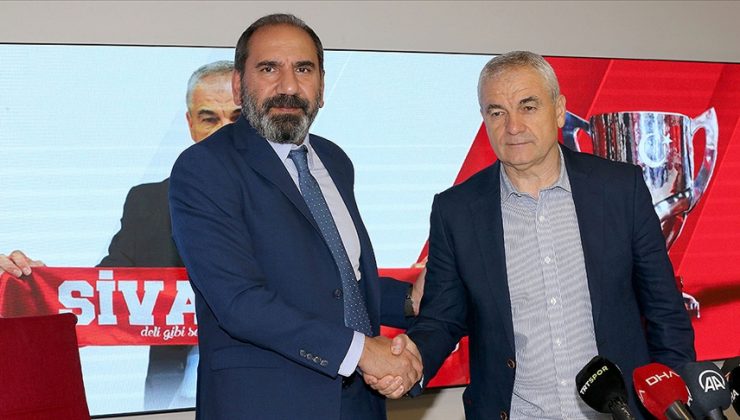 Sivasspor, Rıza Çalımbay ile 1 yıllık sözleşme imzaladı