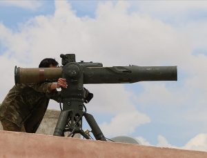 YPG/PKK’lıların elindeki ABD yapımı TOW tanksavarlar, objektiflere yansıdı