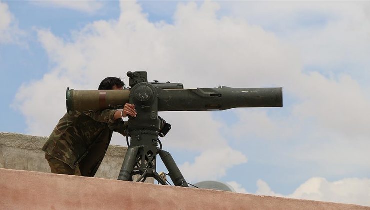 YPG/PKK’lıların elindeki ABD yapımı TOW tanksavarlar, objektiflere yansıdı
