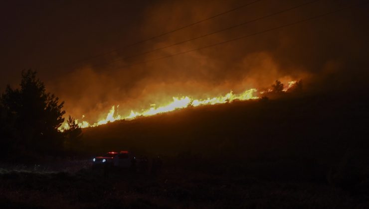 Atina’da korkutan orman yangını