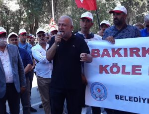 Bakırköy Belediyesi’nde işten çıkarmalar protesto edildi