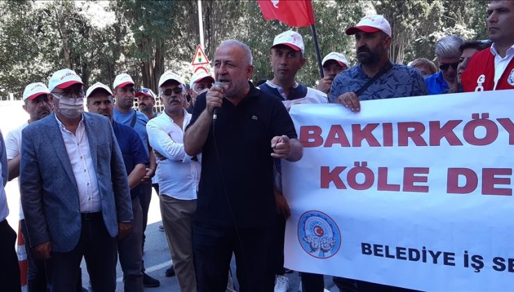Bakırköy Belediyesi’nde işten çıkarmalar protesto edildi