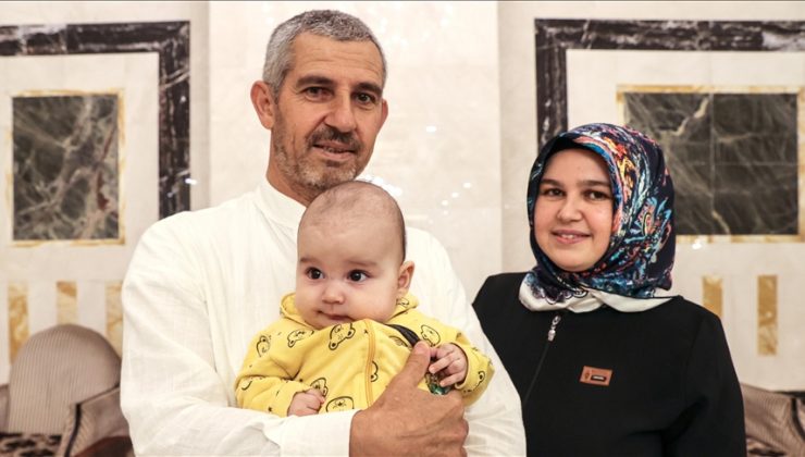 Türkiye’den bir yaşın altında beş bebek ailesiyle kutsal topraklarda