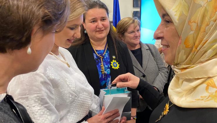 İnci Mercan, Ukrayna First Lady’si Zelenska ile buluştu