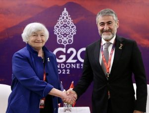 Hazine ve Maliye Bakanı Nebati, ABD Hazine Bakanı Yellen ile görüştü