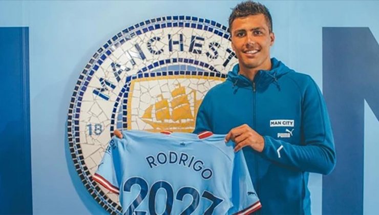 Manchester City, Rodri ile sözleşme yeniledi