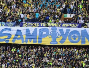 Fenerbahçe Dinamo Kiev maçında tezahürat ayıbı
