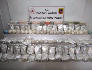 Hakkari’de 100 kilo uyuşturucu ele geçirildi