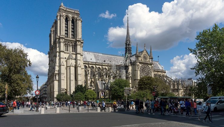 Fransa’da 2019’da yanan tarihi Notre Dame Katedrali yıl sonunda ziyarete açılacak
