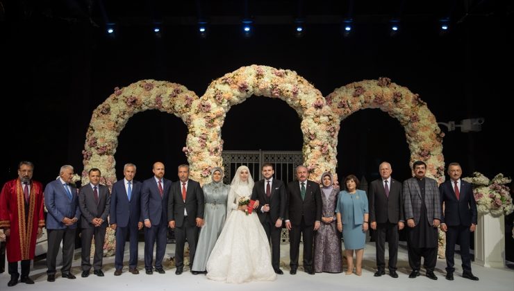 TBMM Başkanı Şentop’un oğlu Selahaddin Şentop evlendi