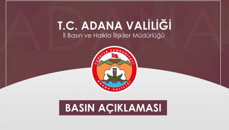 Adana Valiliği’nden “il sınırı değişikliği” açıklaması