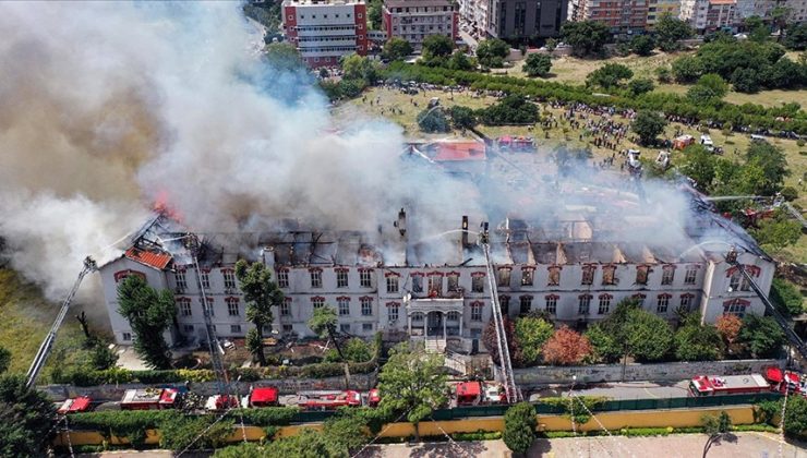 Balıklı Rum Hastanesi’nde korkutan yangın