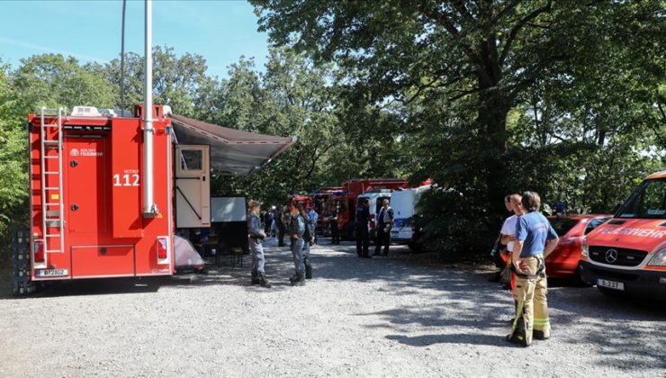 Berlin’de patlama sonrası Grunewald ormanında yangın