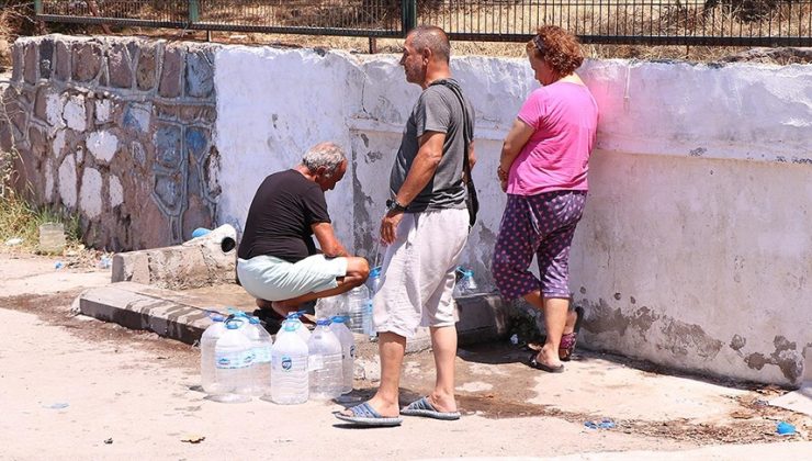 İzmir Dikili’deki su kesintisi 4’üncü gününde